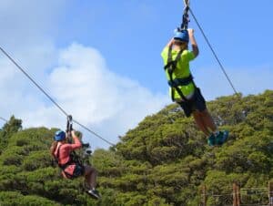 Hobby mit Z am Anfang - Ziplining